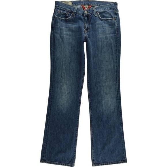 Jeans Capri Lucky Brand Classic Rider - Taille 8/29 (équivalent 6) - Denim Stretch Bleu - Occasion Comme Neuf